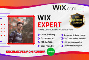 Working as a wix expert for over 4 years.i have designed many categories of website using wix  and builder
